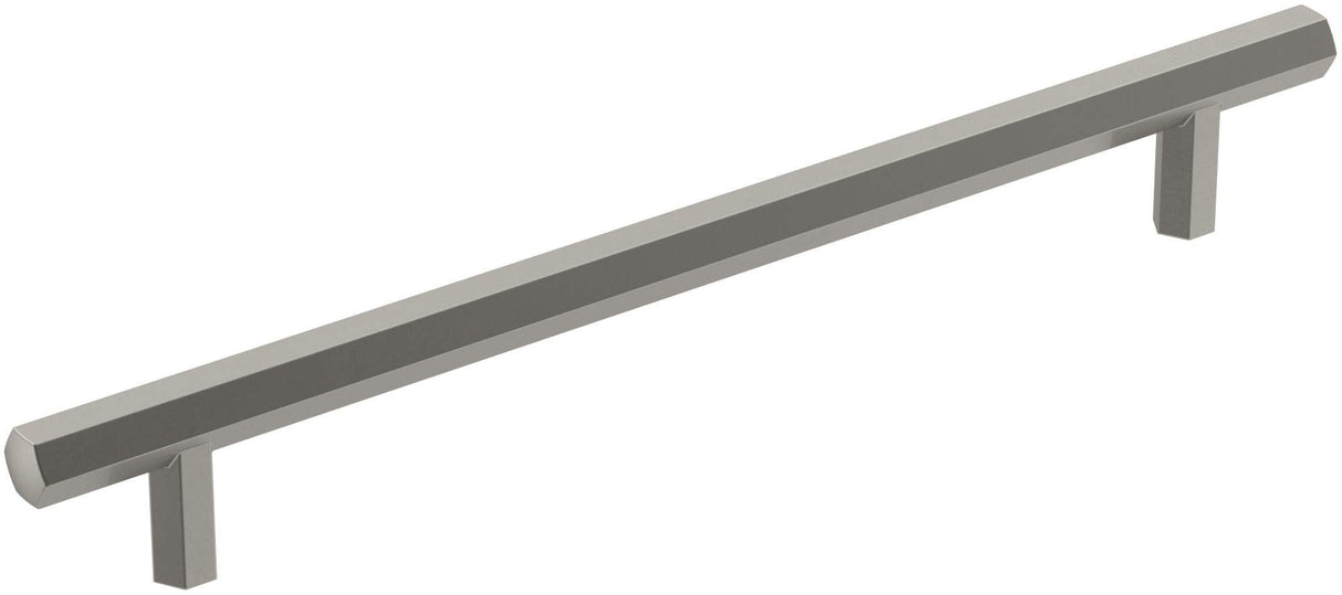 Amerock Cabinet Pull Satin Nickel 7-9/16 inch (192 mm) Center-to-Center Caliber 1 Pack Drawer Pull Cabinet Handle Cabinet Hardware