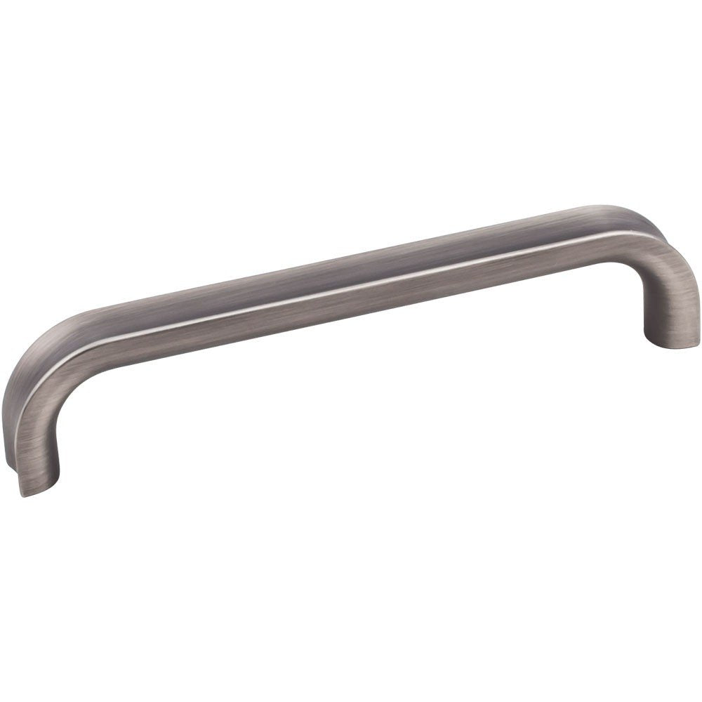 Jeffrey Alexander 667-128BNBDL 128 mm Center-to-Center Brushed Pewter Rae Cabinet Pull