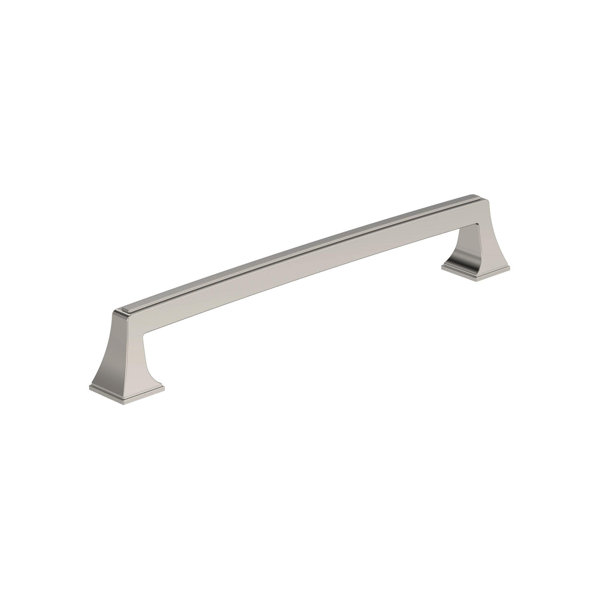 Amerock BP53535PN Polished Nickel Cabinet Pull 8 in (203 mm) Center-to-Center Cabinet Handle Mulholland Drawer Pull Kitchen Cabinet Handle Furniture Hardware
