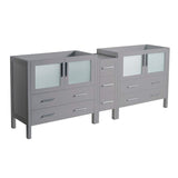 Fresca FCB62-361236GR Fresca Torino 83" Gray Modern Bathroom Cabinet