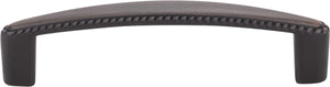 Elements Z115-96PC 96 mm Center-to-Center Polished Chrome Rope Detailed Lindos Cabinet Pull