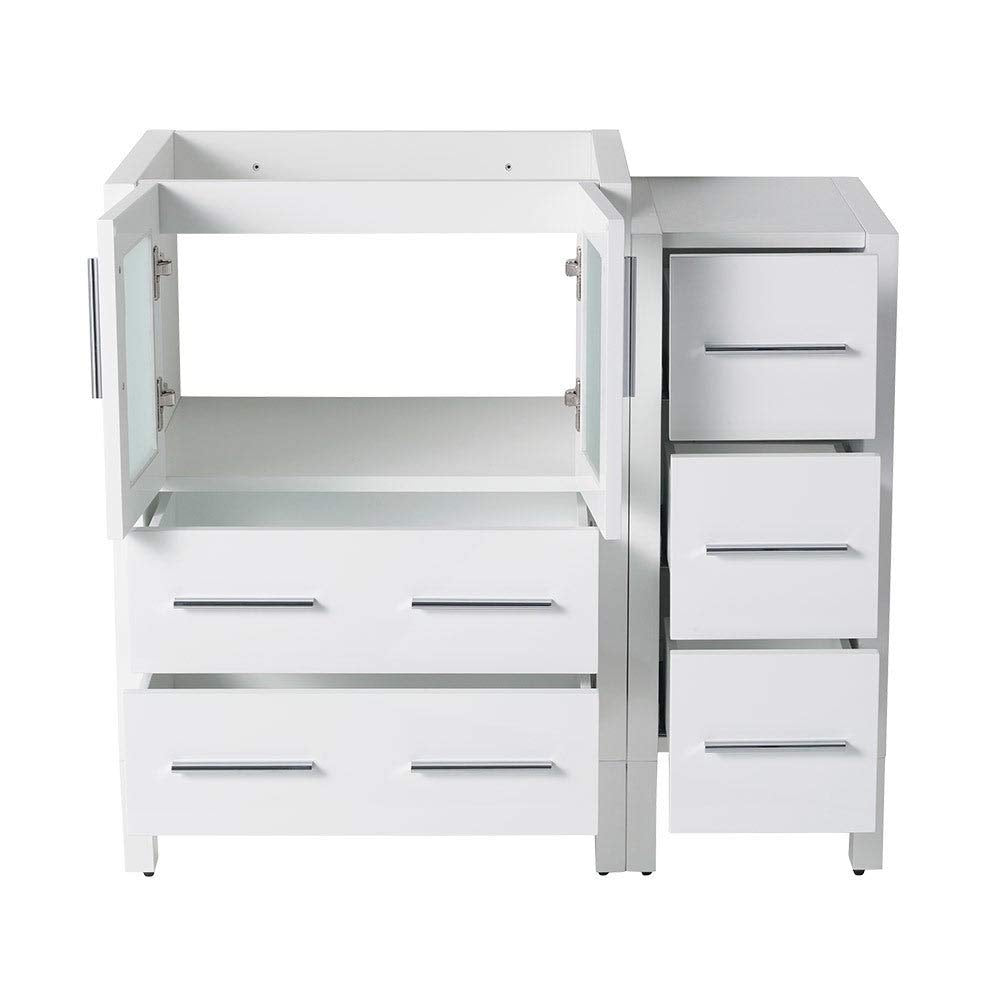 Fresca FCB62-2412WH Fresca Torino 36" White Modern Bathroom Cabinets