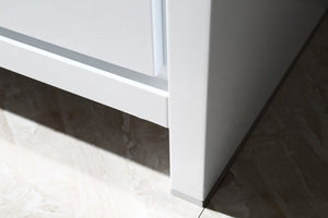 Fresca FVN8148WH Fresca Allier 48" White Modern Bathroom Vanity w/ Mirror