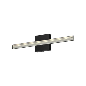Kuzco VL27523-BK SAPHIR 23" VANITY TEXTURED BLACK 120V TRIAC/ELV LED 3000K 90CRI 22W
