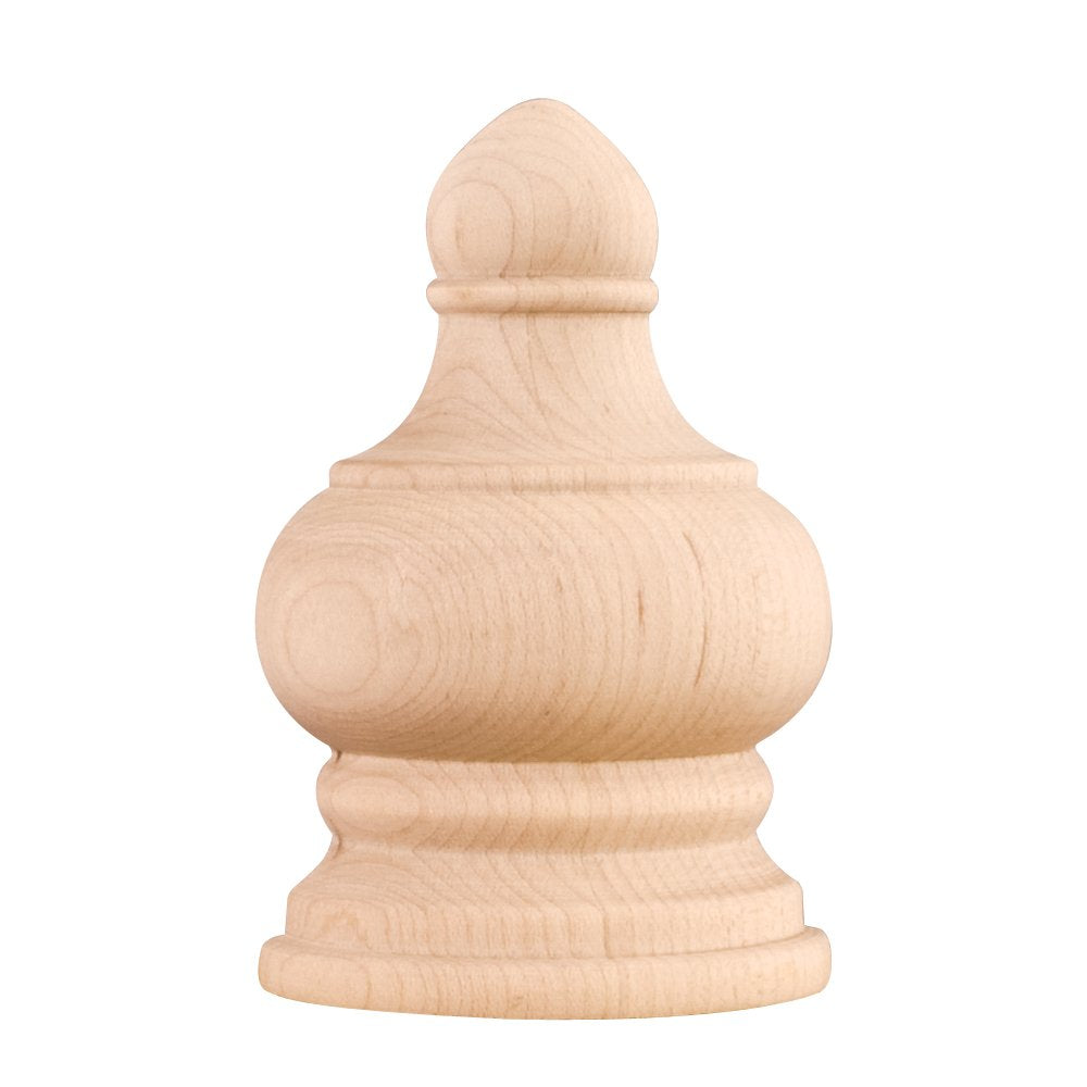 Hardware Resources TF2MP 2-3/4" W x 1-3/8" D x 4-1/2" H Maple Transition Finial