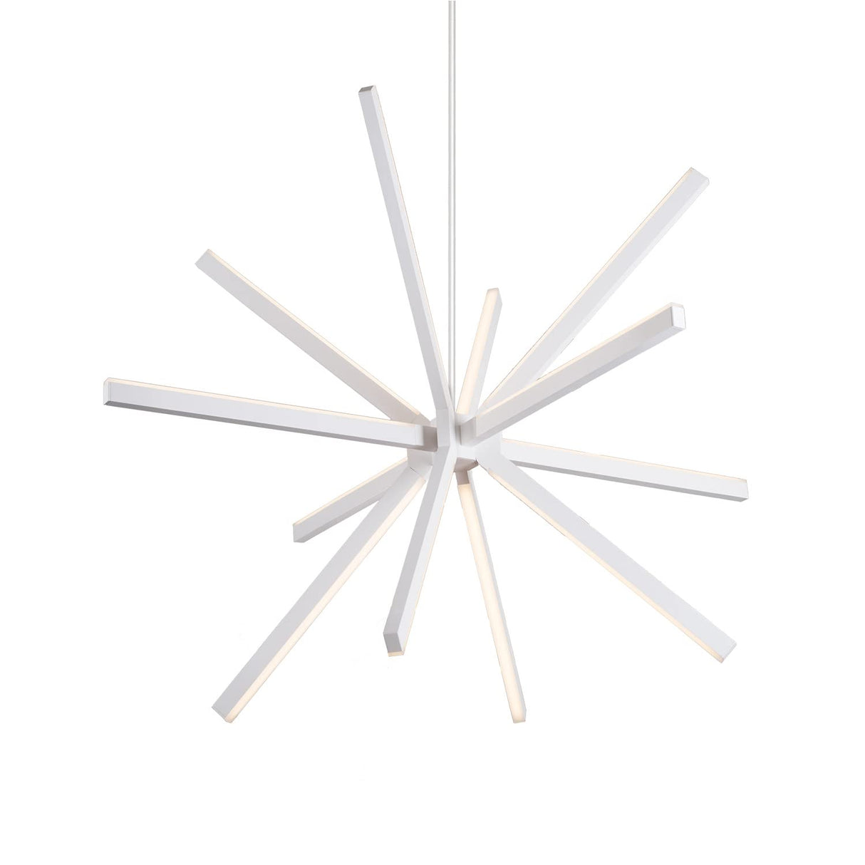 Kuzco CH14348-WH SIRIUS 48" CH White 120V TRIAC/ELV LED 3000K 90CRI 48W