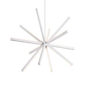 Kuzco CH14348-WH SIRIUS 48" CH White 120V TRIAC/ELV LED 3000K 90CRI 48W