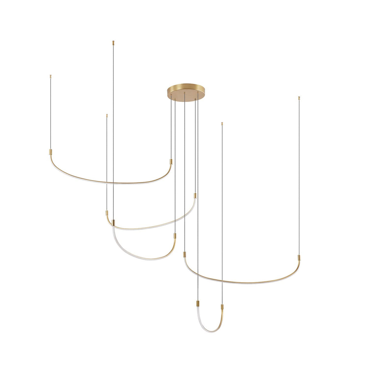 Kuzco MP89570-BG TALIS 70" MP BRUSHED GOLD  87W LED 90 3000K DC LED