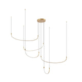 Kuzco MP89570-BG TALIS 70" MP BRUSHED GOLD  87W LED 90 3000K DC LED
