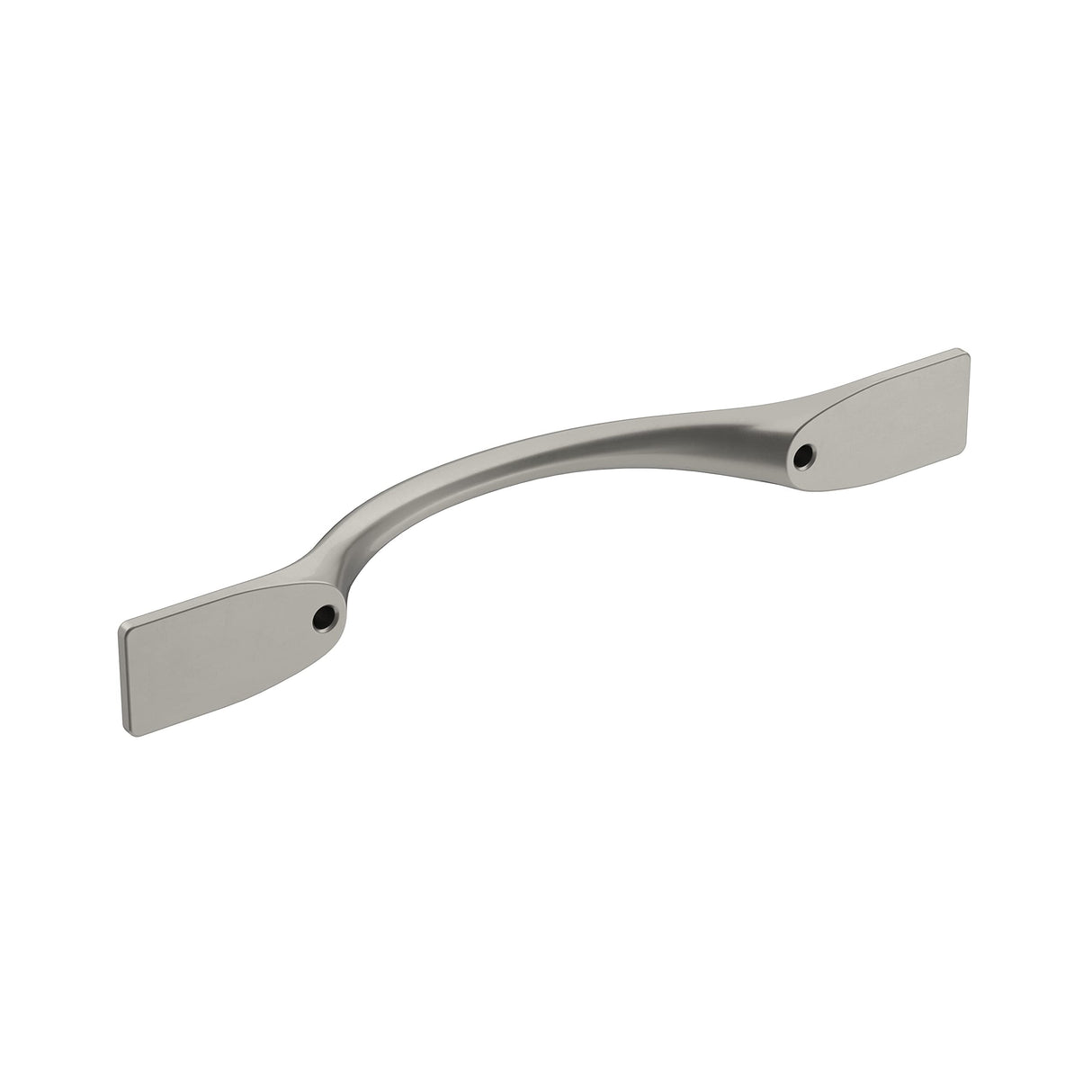 Amerock Cabinet Pull Satin Nickel 3-3/4 inch (96 mm) Center-to-Center Uprise 1 Pack Drawer Pull Cabinet Handle Cabinet Hardware
