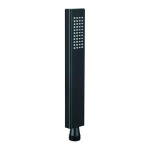 Gerber D462026BS Satin Black Rectangular Single Function Handshower, 2.0GPM