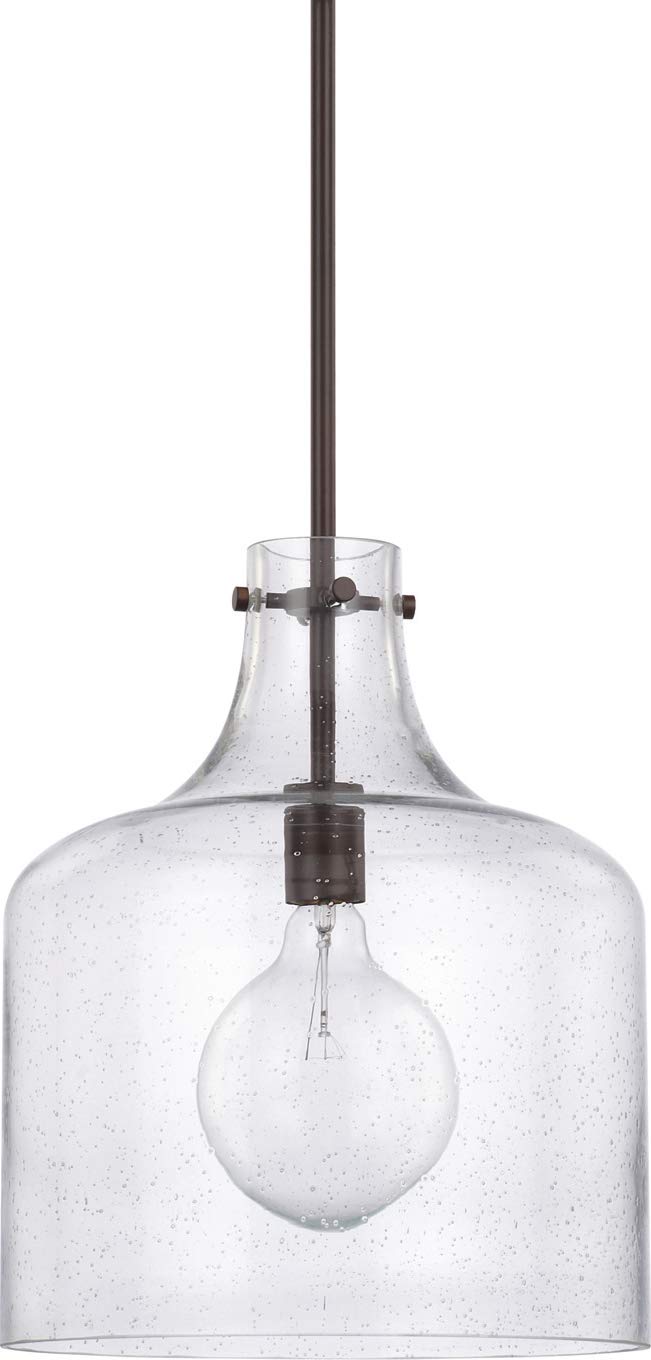 Capital Lighting 325712BZ Crawford 1 Light Pendant Bronze