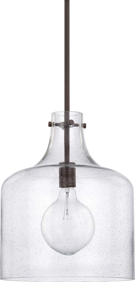 Capital Lighting 325712BZ Crawford 1 Light Pendant Bronze