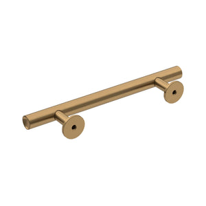 Amerock Cabinet Pull Champagne Bronze 3-3/4 inch (96 mm) Center-to-Center Radius 1 Pack Drawer Pull Cabinet Handle Cabinet Hardware