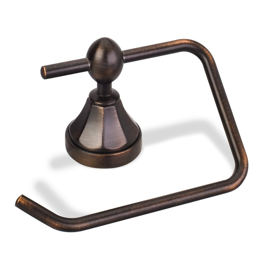 Elements BHE3-01DBAC Newbury Brushed Oil Rubbed Bronze Euro Paper Holder - Contractor Packed