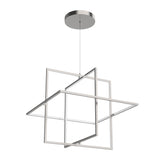 Kuzco PD16328-BN MONDRIAN 28" PENDANT BRUSHED NICKEL 130W 120VAC WITH LED DRIVER 3000K 90CRI