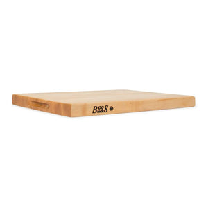 John Boos R03 Maple Wood Cutting Board for Kitchen Prep, 20" x 15" 1.5" Thick, Large Edge Grain Rectangular Reversible Charcuterie Block 20X15X1.5 MPL-EDGE GR-REV-R BRD-