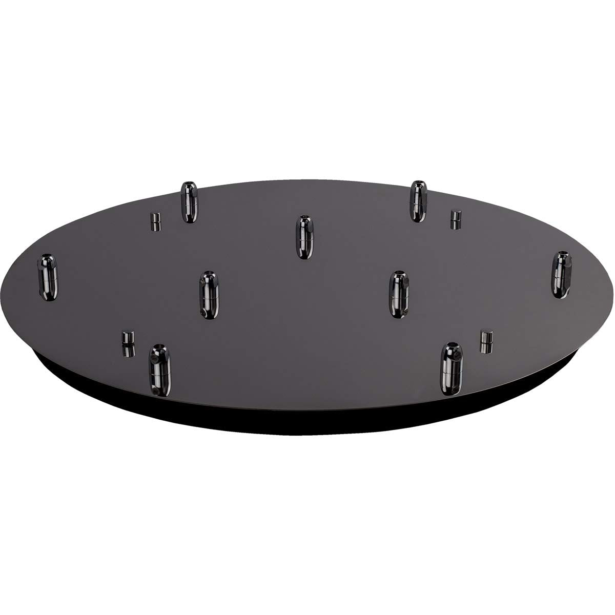 Kuzco CNP09AC-BC 9 Head Canopy SSL/SVT Wire BK-CHROME