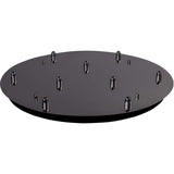 Kuzco CNP09AC-BC 9 Head Canopy SSL/SVT Wire BK-CHROME