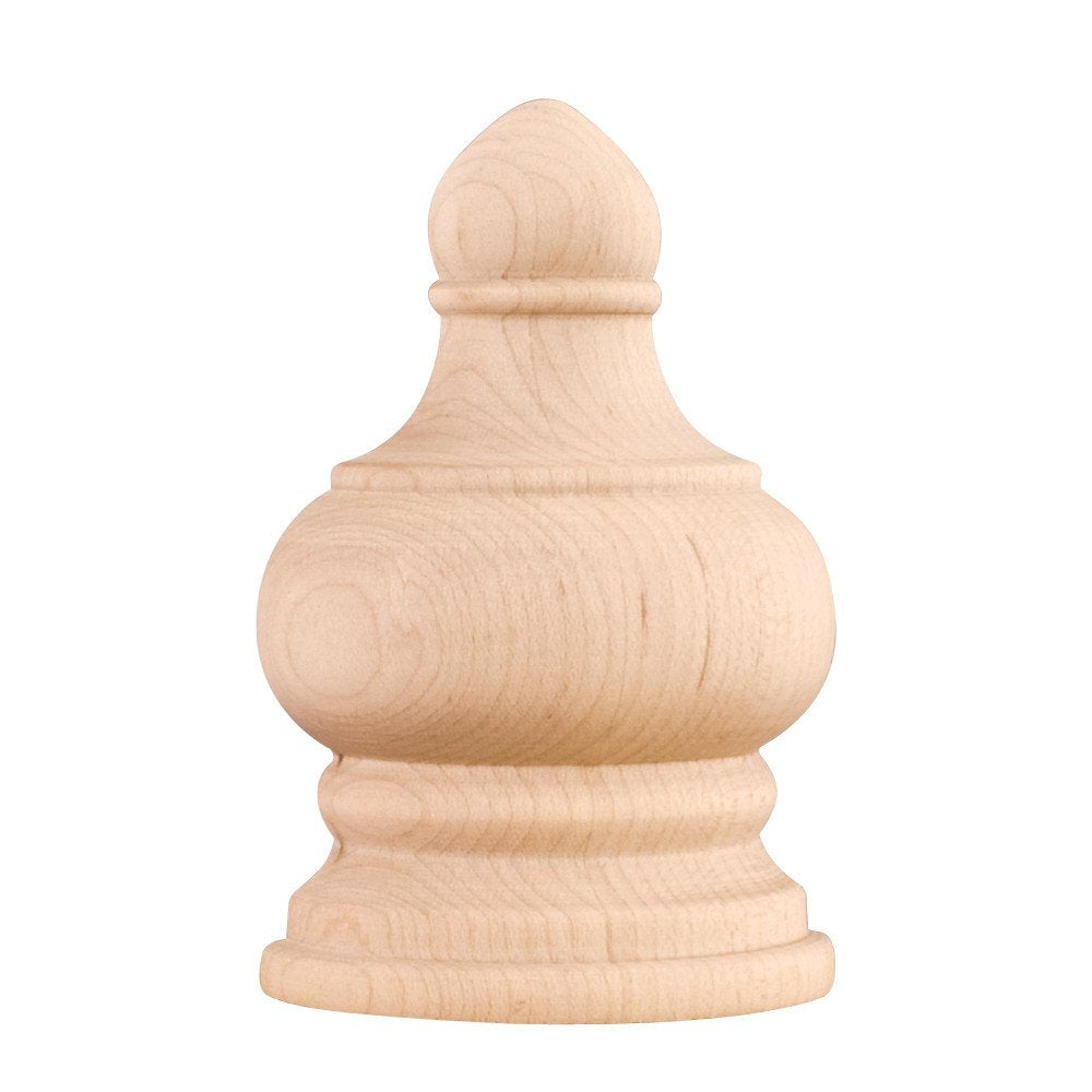 Hardware Resources TF2ALD 2-3/4" W x 1-3/8" D x 4-1/2" H Alder Transition Finial