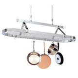 Enclume PR16AWG CH 60" Oval Ceiling Pot Rack w/ 30 Hooks CH