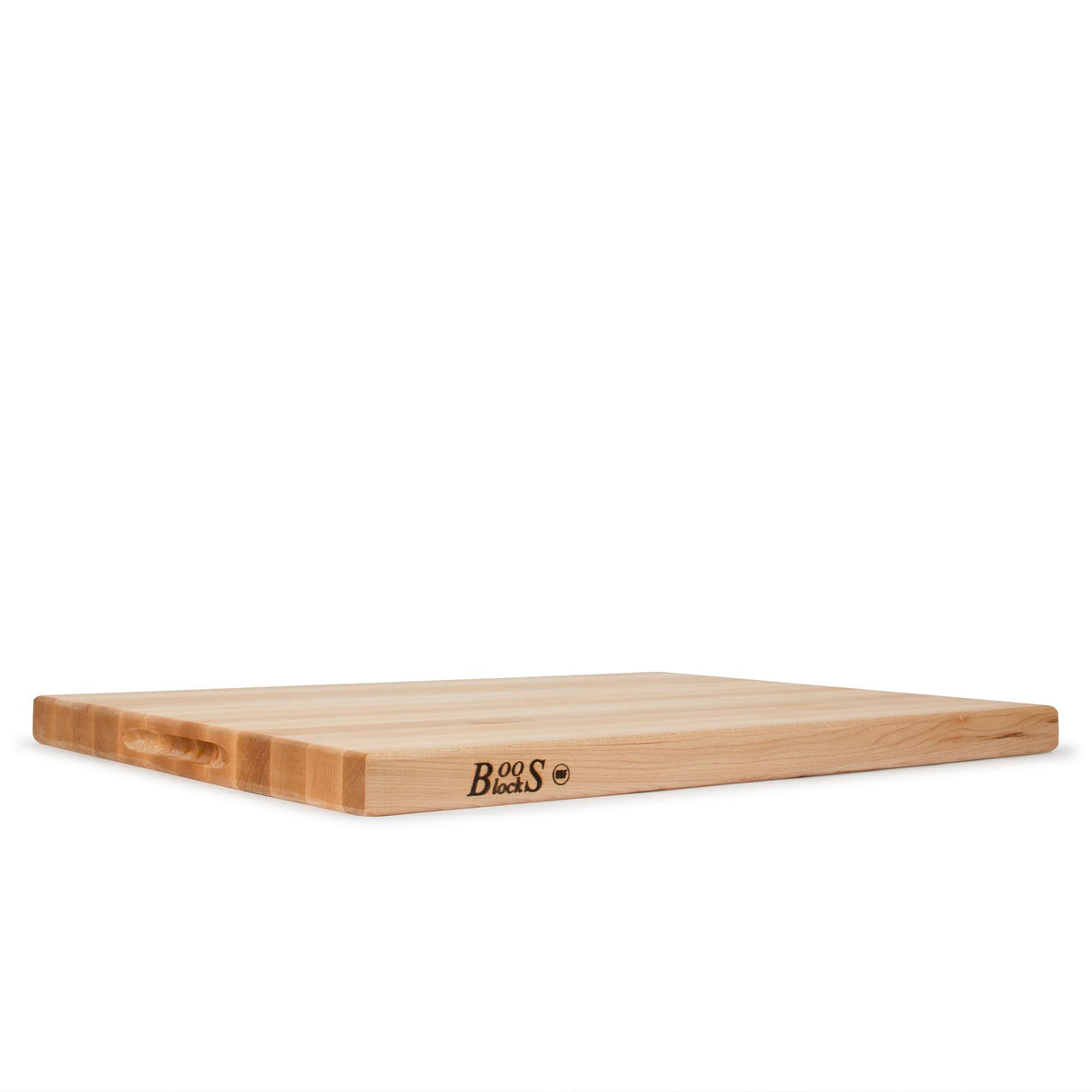 John Boos R02 Large Maple Wood Cutting Board for Kitchen Prep, Rectangular Charcuterie, 24" x 18" 1.5" 1.5 Inch Thick, Edge Grain, Reversible Block 24X18X1.5 MPL-EDGE GR-REV-