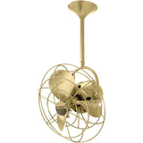 Matthews Fan BD-BRBR-MTL Bianca Direcional ceiling fan in Brushed Brass finish with metal blades.