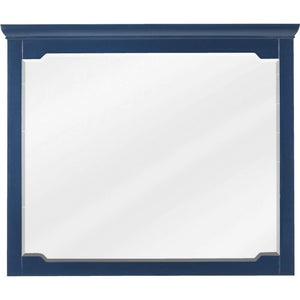 Jeffrey Alexander MIR2CHA-40-BL 40" W x 1-1/2" D x 34" H Hale Blue Chatham mirror