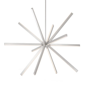 Kuzco CH14356-BG SIRIUS 56" CH Brushed Gold 120V TRIAC/ELV LED 3000K 90CRI 67W