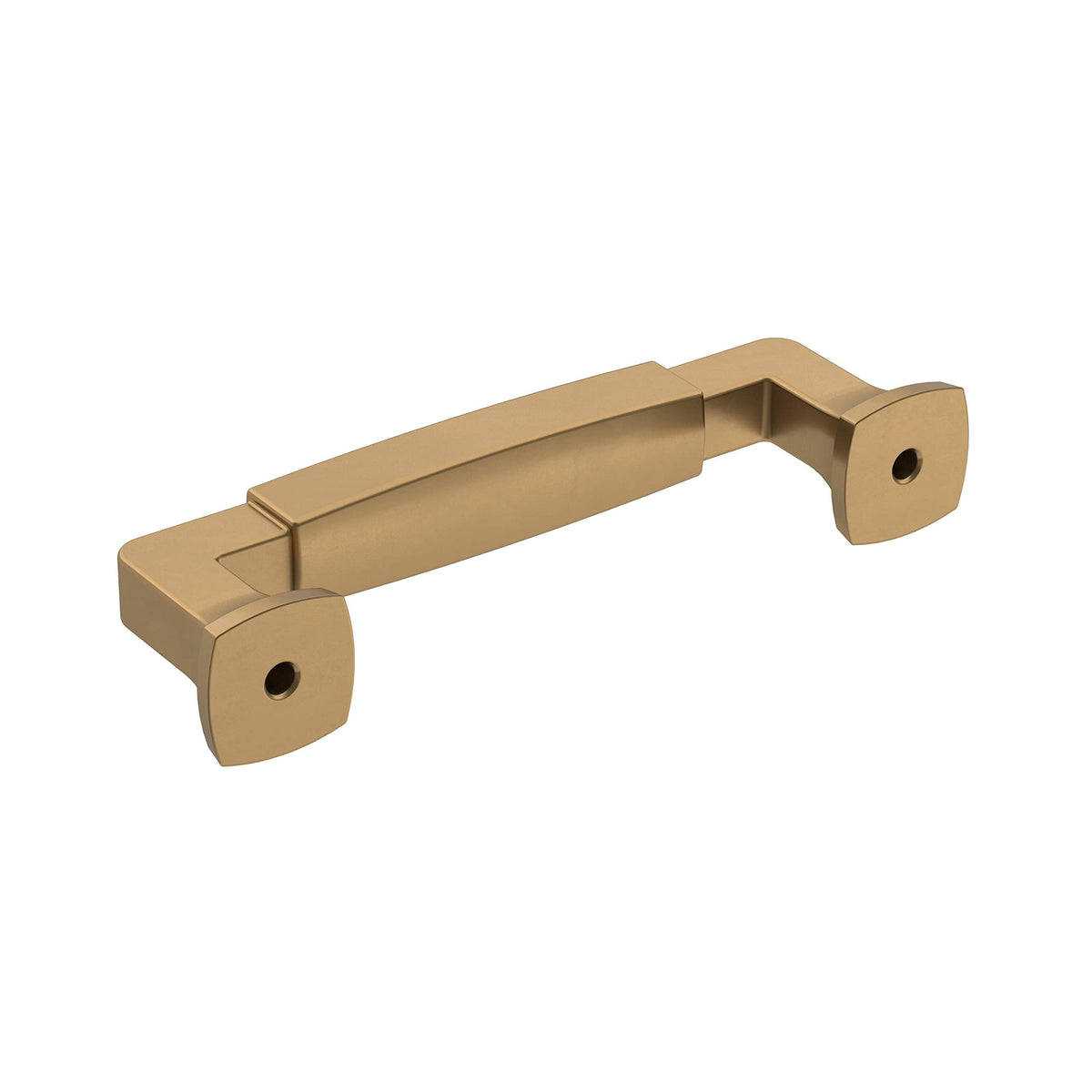 Amerock Cabinet Pull Champagne Bronze 3-3/4 inch (96 mm) Center-to-Center Stature 1 Pack Drawer Pull Cabinet Handle Cabinet Hardware