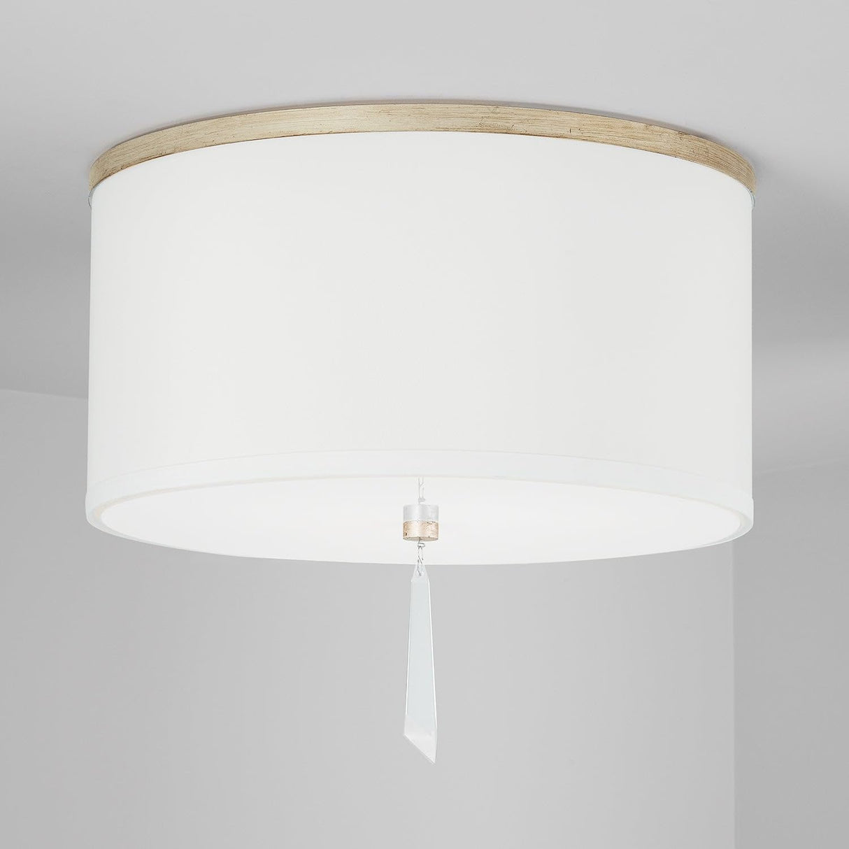 Capital Lighting 237031WG Gwyneth 3 Light Flush Mount Winter Gold