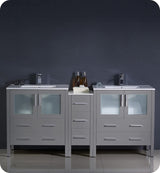 Fresca FCB62-301230GR Fresca Torino 72" Gray Modern Bathroom Cabinets