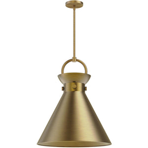 Alora PD412018AG EMERSON 18" PENDANT AGED GOLD E26 60W