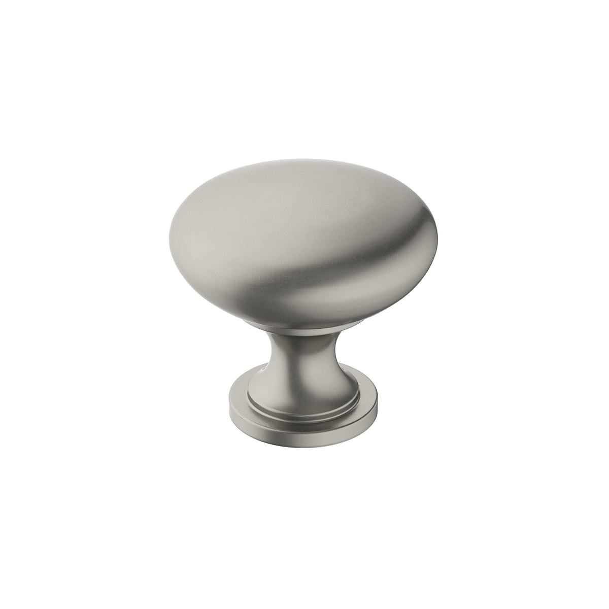 Amerock Cabinet Knob Satin Nickle 1-1/4 inch (32 mm) Diameter Era 1 Pack Drawer Knob Cabinet Hardware