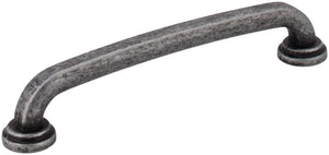 Jeffrey Alexander 527-128SIM 128 mm Center-to-Center Distressed Antique Silver Bremen 1 Cabinet Pull