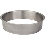 Hardware Resources TCR8-SS 8" Diameter 2" Height Brushed Stainless Steel Trash Can Ring