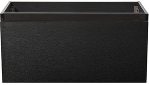Fresca FCB8008BW Fresca Mezzo 36" Black Wall Hung Modern Bathroom Cabinet