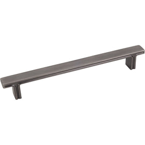 Jeffrey Alexander 867-160BNBDL 160 mm Center-to-Center Brushed Pewter Square Anwick Cabinet Pull