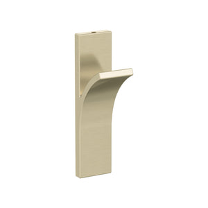 Amerock HBX37014BBZ Apex Single Prong Decorative Wall Hook Golden Champagne Hook for Coats, Hats, Backpacks, Bags Hooks for Bathroom, Bedroom, Closet, Entryway, Laundry Room, Office