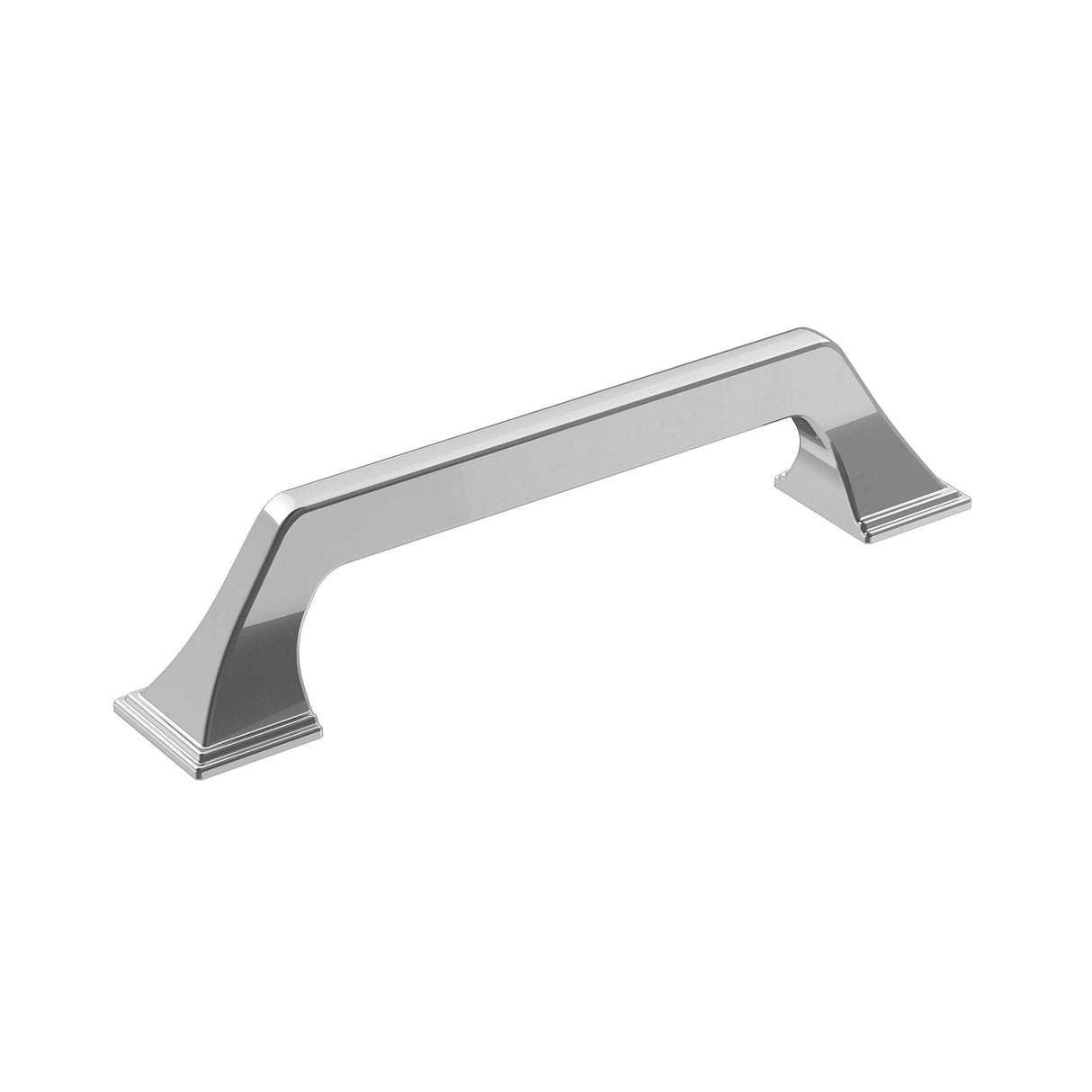 Amerock Cabinet Pull Polished Chrome 5-1/16 inch (128 mm) Center-to-Center Exceed 1 Pack Drawer Pull Cabinet Handle Cabinet Hardware