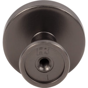 Jeffrey Alexander 171BNBDL 1-1/4" Diameter Brushed Pewter Richard Cabinet Knob