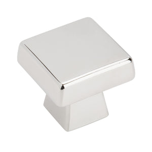 Amerock Cabinet Knob Polished Chrome 1-3/16 inch (30 mm) Length Blackrock 1 Pack Drawer Knob Cabinet Hardware