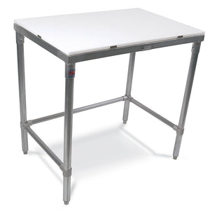 John Boos TC043 Poly Vinyl Top Workbenches - 36X24