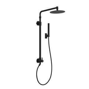 PULSE Showerspas 1059-MB-1.8GPM Atlantis System with 10" Rain Showerhead, 5 Body Sprays and Hand Shower, Matte Black, 1.8 GPM