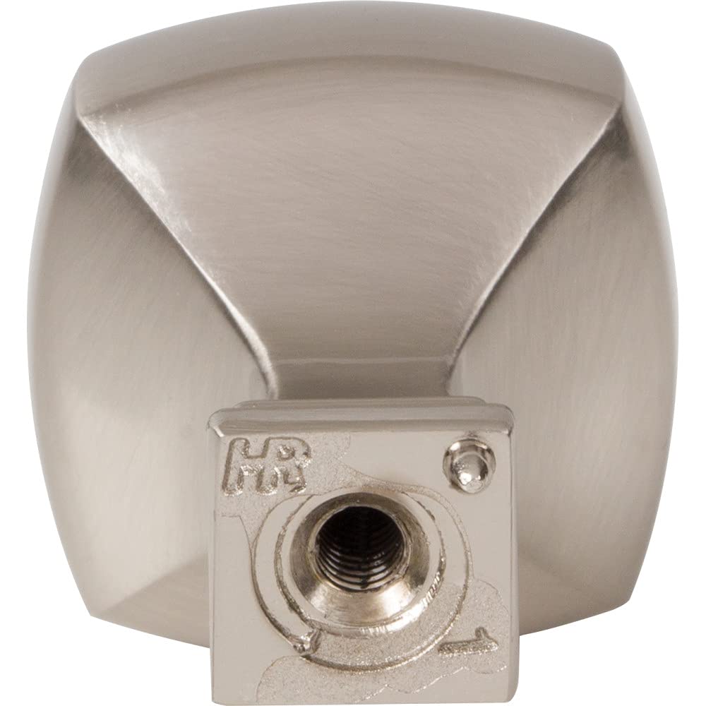 Jeffrey Alexander 278SN 1-1/8" Overall Length Satin Nickel Square Audrey Cabinet Knob