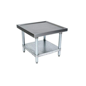 John Boos MS4-2430GSK Stainless Steel Heavy Duty Machine Stand, Galvanized Legs and Undershelves, 30