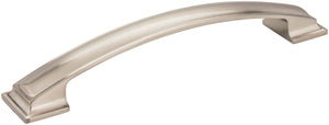 Jeffrey Alexander 435-160SN 160 mm Center-to-Center Satin Nickel Square Annadale Cabinet Pull