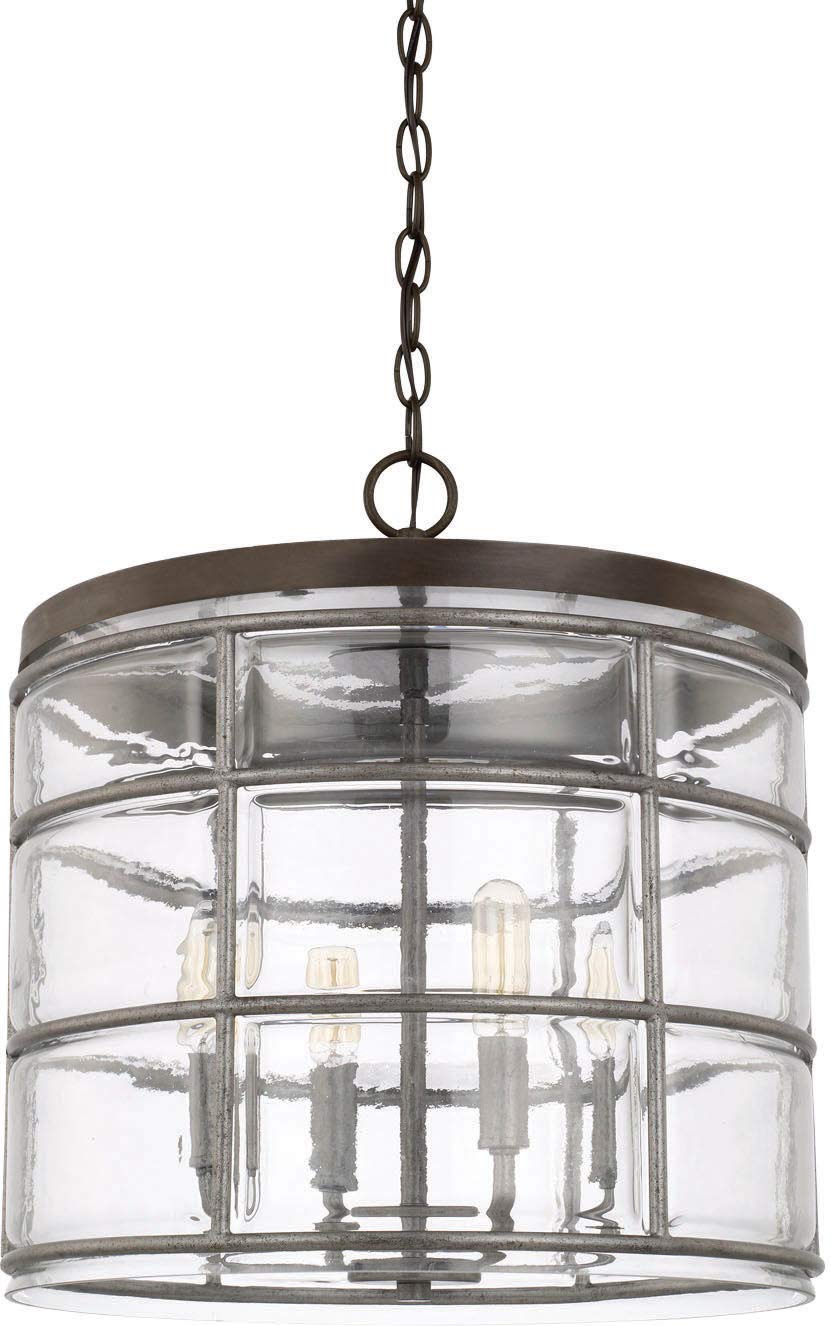 Capital Lighting 329441UG Colby 4 Light Pendant Urban Grey