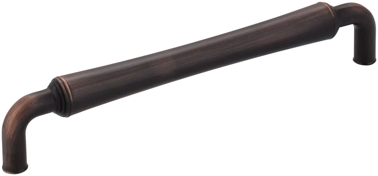 Jeffrey Alexander 537-160DBAC 160 mm Center-to-Center Brushed Oil Rubbed Bronze Barrel Bremen 2 Cabinet Pull