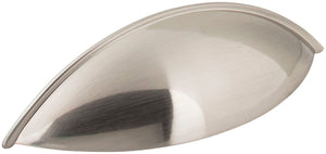 Jeffrey Alexander 8236SN 96 mm Center-to-Center Satin Nickel Bordeaux Cabinet Cup Pull